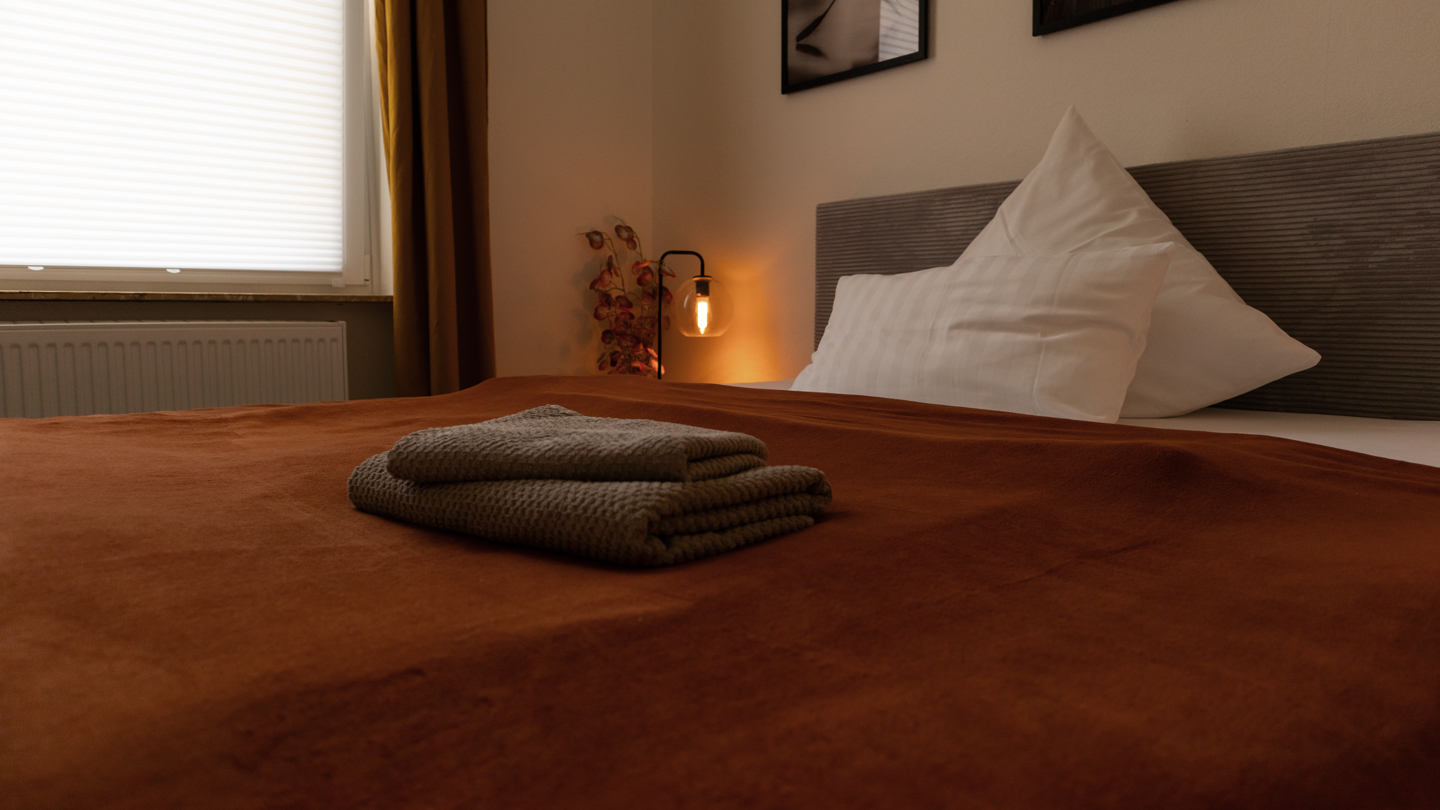 Schlafzimmer der City Comfort Suite in Hannover